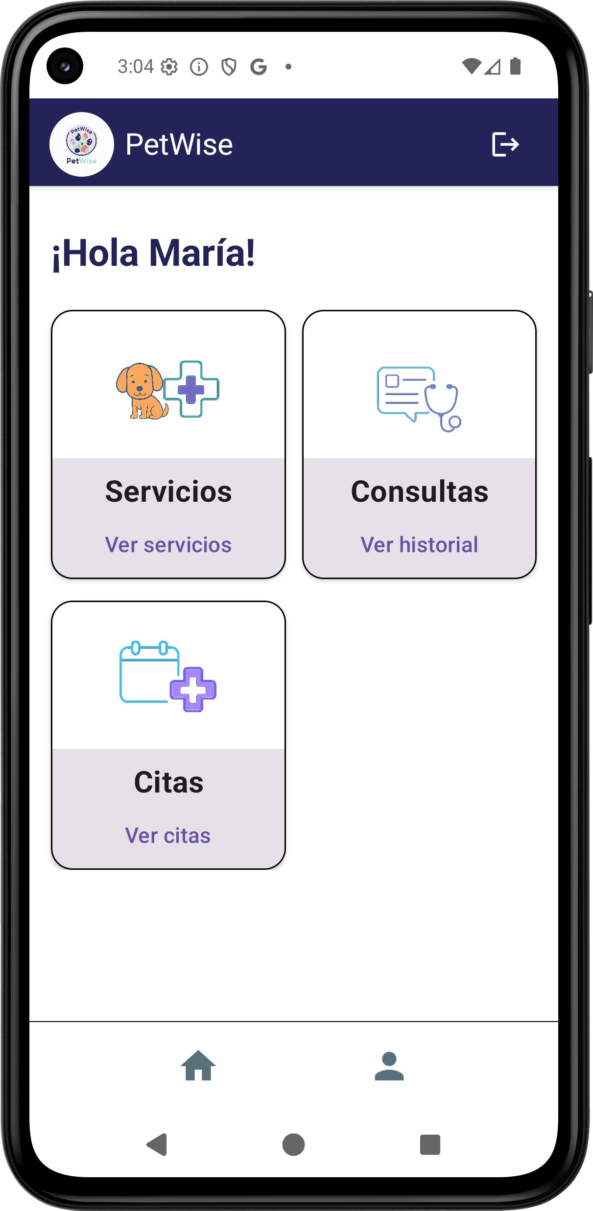Perfil de veterinaria en PetWise